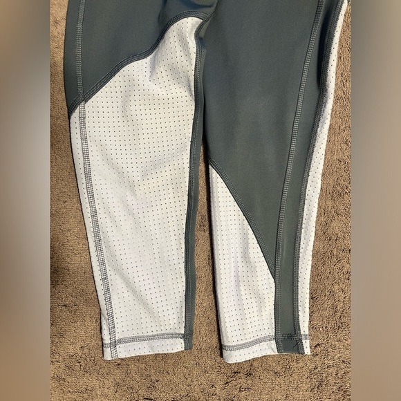 Adidas Believe This Shiny High Rise 7/8 Training Tights Blue Size M - Picture 5 of 10